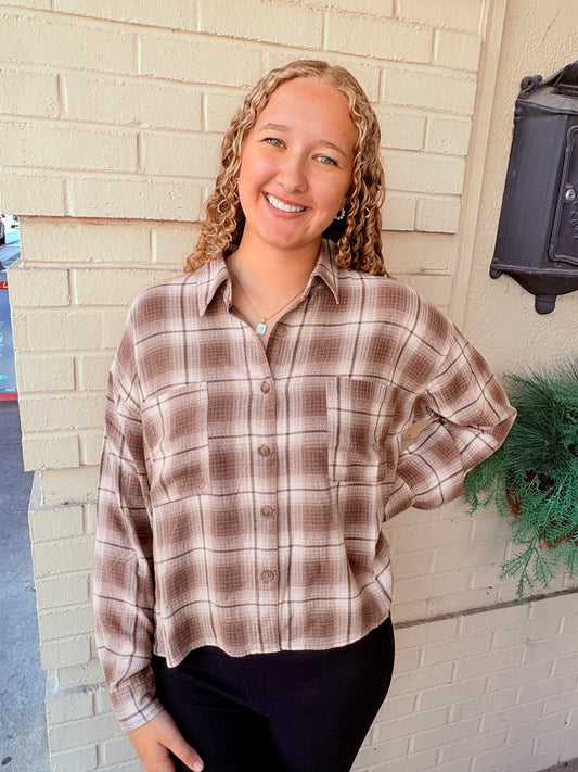 Plaid Button Down Shirt