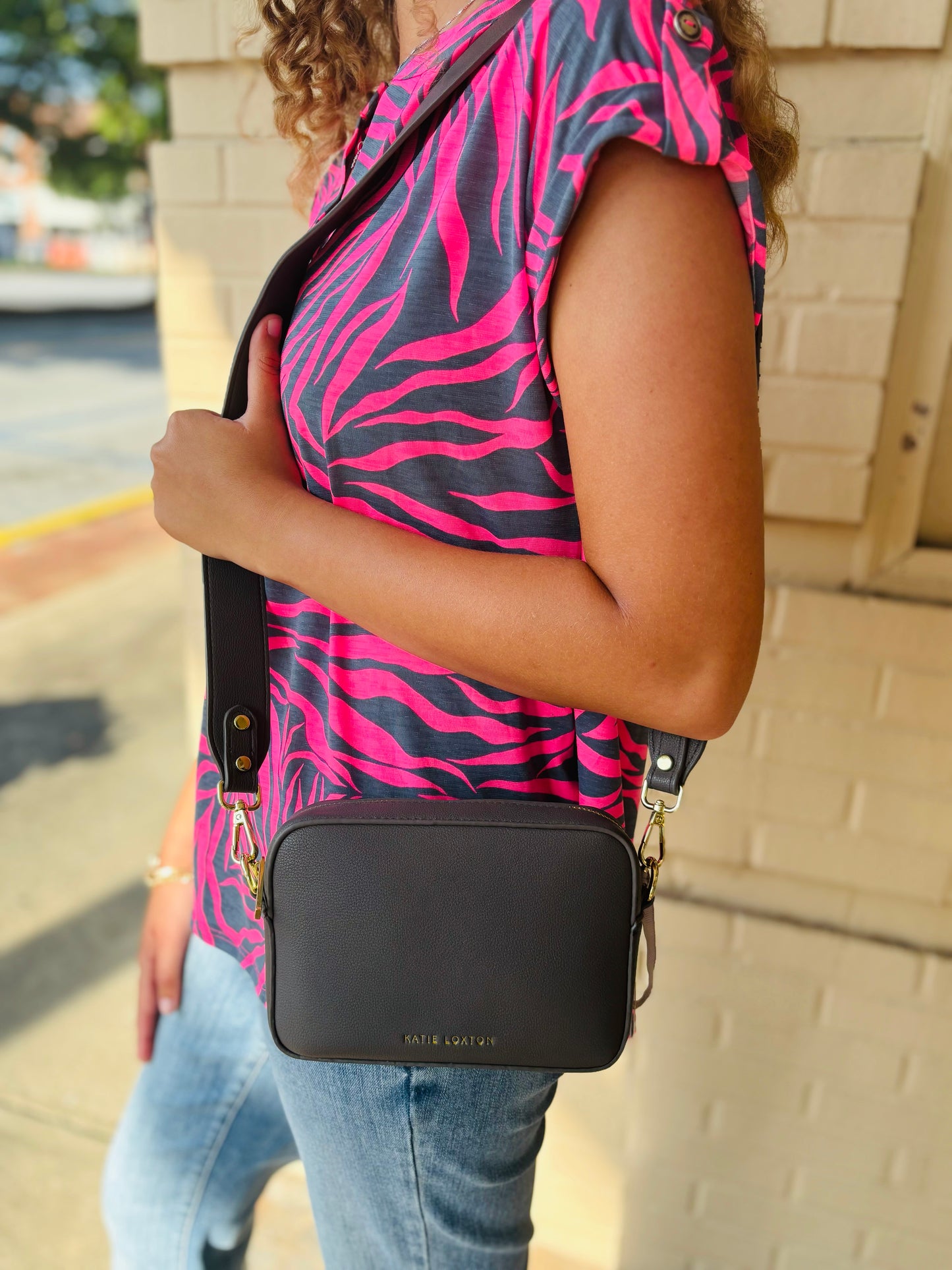 Katie Loxton Zana Mini Crossbody Bag - Mink