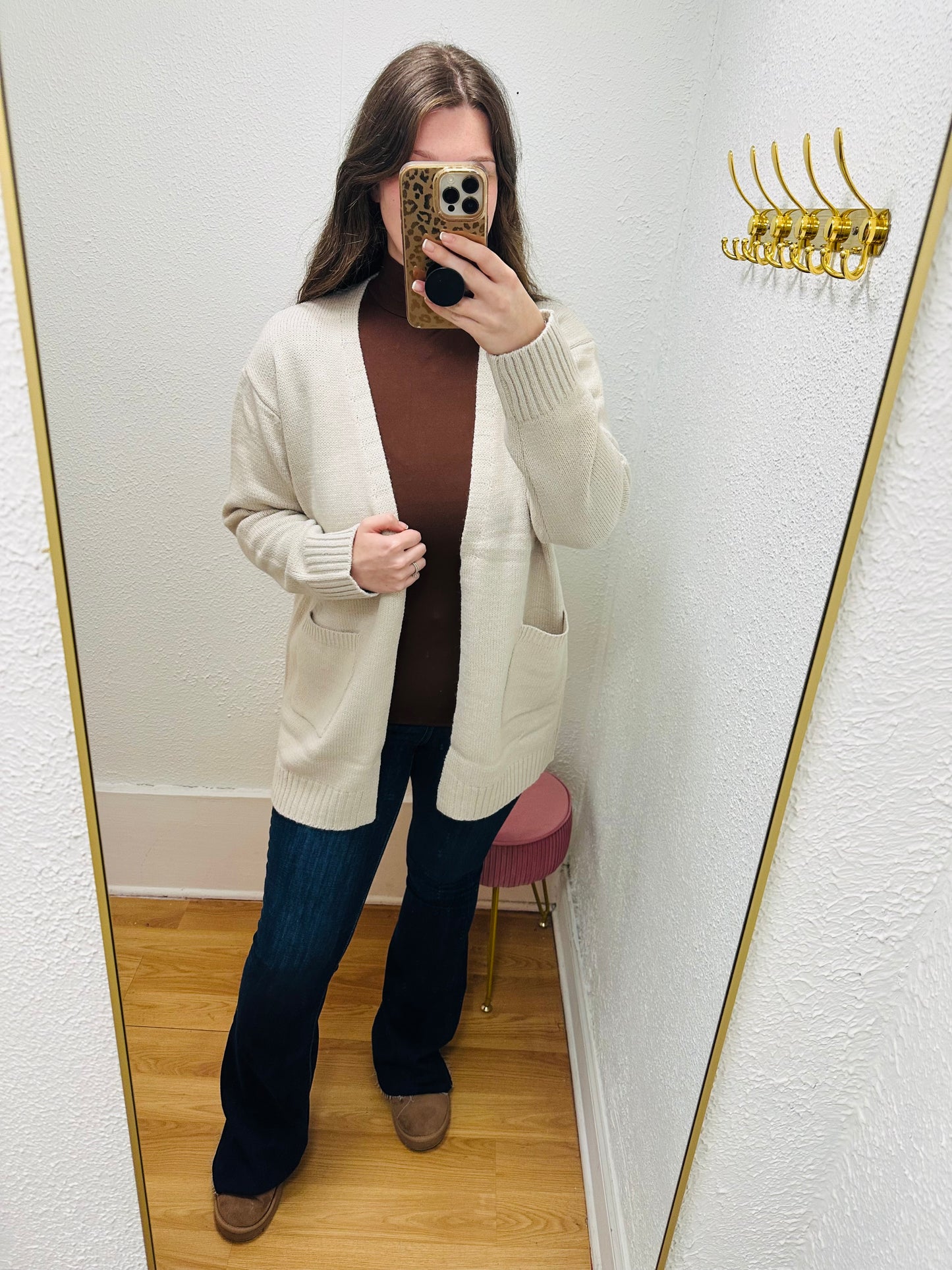 Open Front Sweater Cardigan