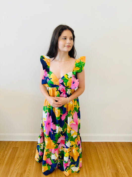 Floral Maxi Dress - Multi