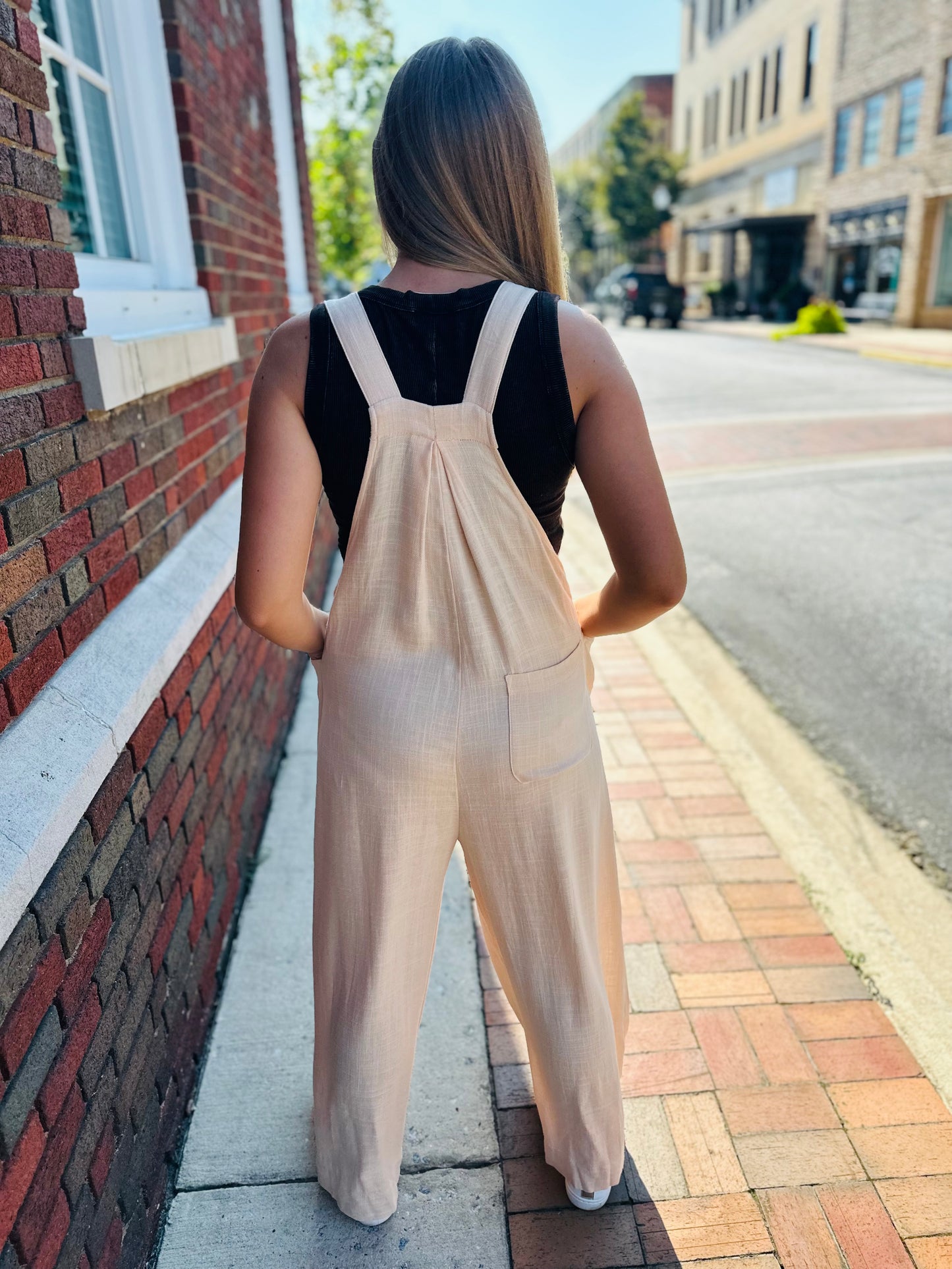 Now Or Never Jumpsuit - Oatmeal