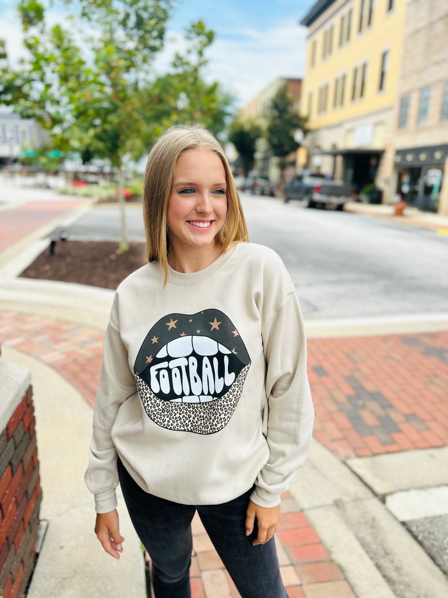 Football Lips Sweatshirt
