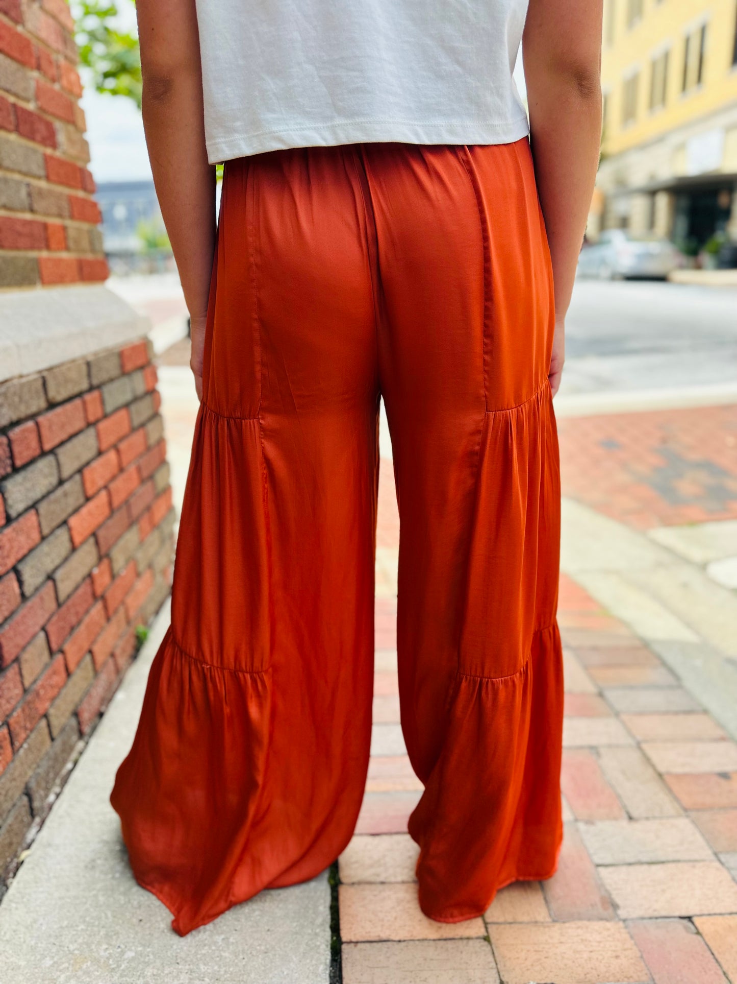 Autumn Bliss Wide Leg Pants - Sienna