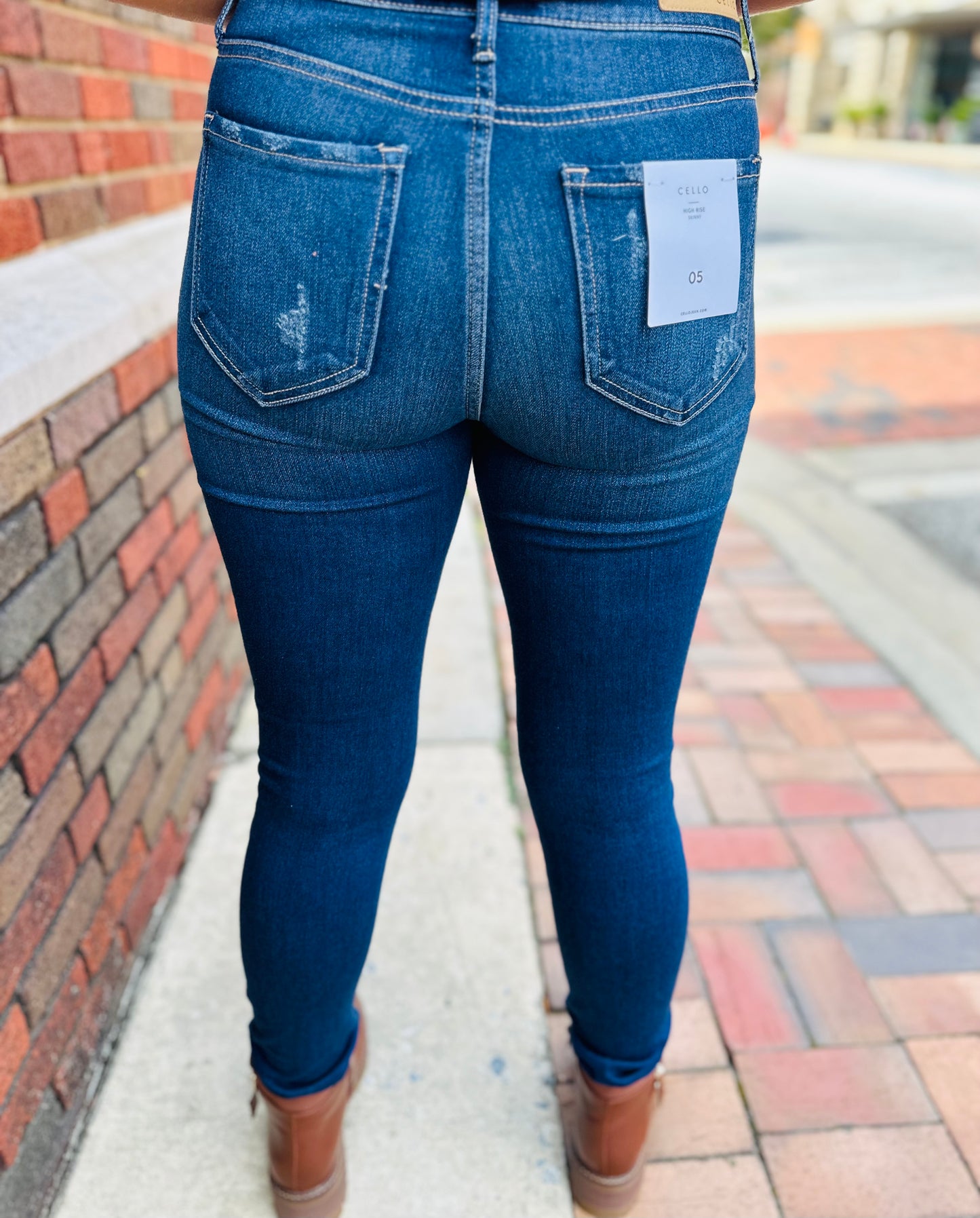Cello Non Distressed Dark Wash Jean