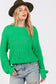 Round Neck Drop Shoulder Sweater ONLINE ONLY