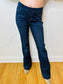 High Rise Dark Pull-on Flare Jeggings