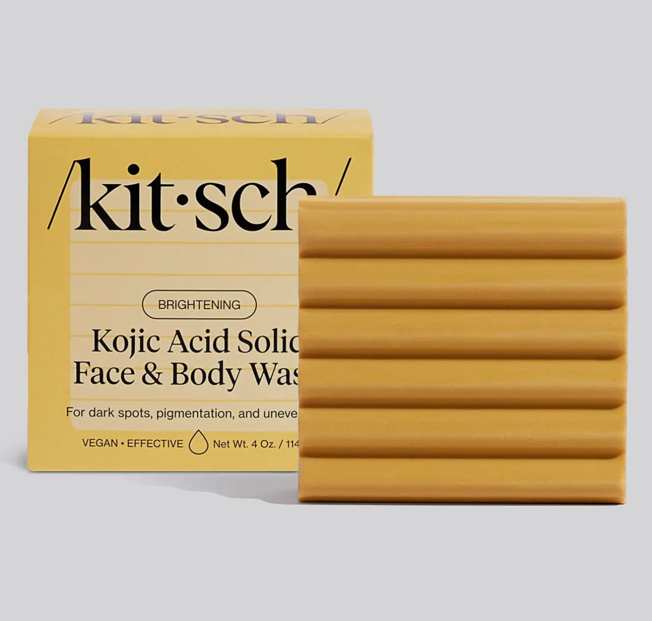 Kit•sch Kojic Acid Solid Face & Body Wash