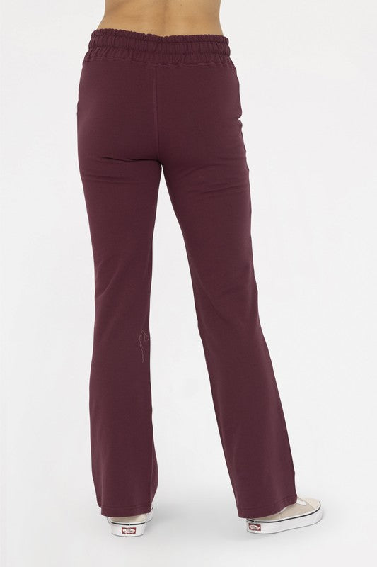 Drawstring Flared Pants ONLINE ONLY