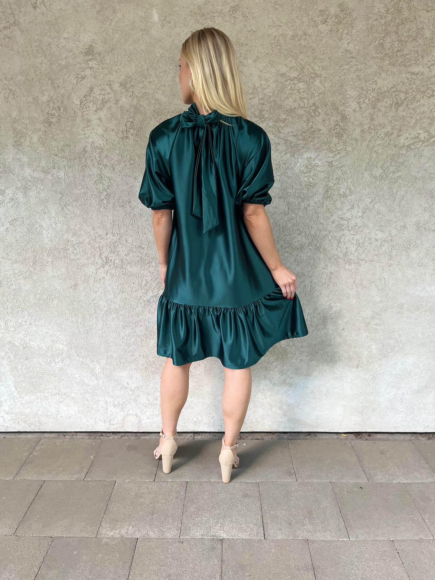 Holiday Dress - Emerald