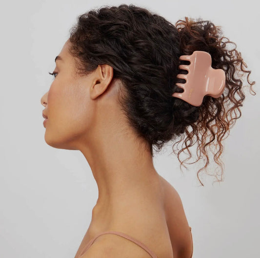 Kitsch Recycled Plastic Puffy Cloud Clip - Rosewood