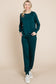 Round Neck Raglan Sleeve Top and Drawstring Pants Lounge Set ONLINE ONLY