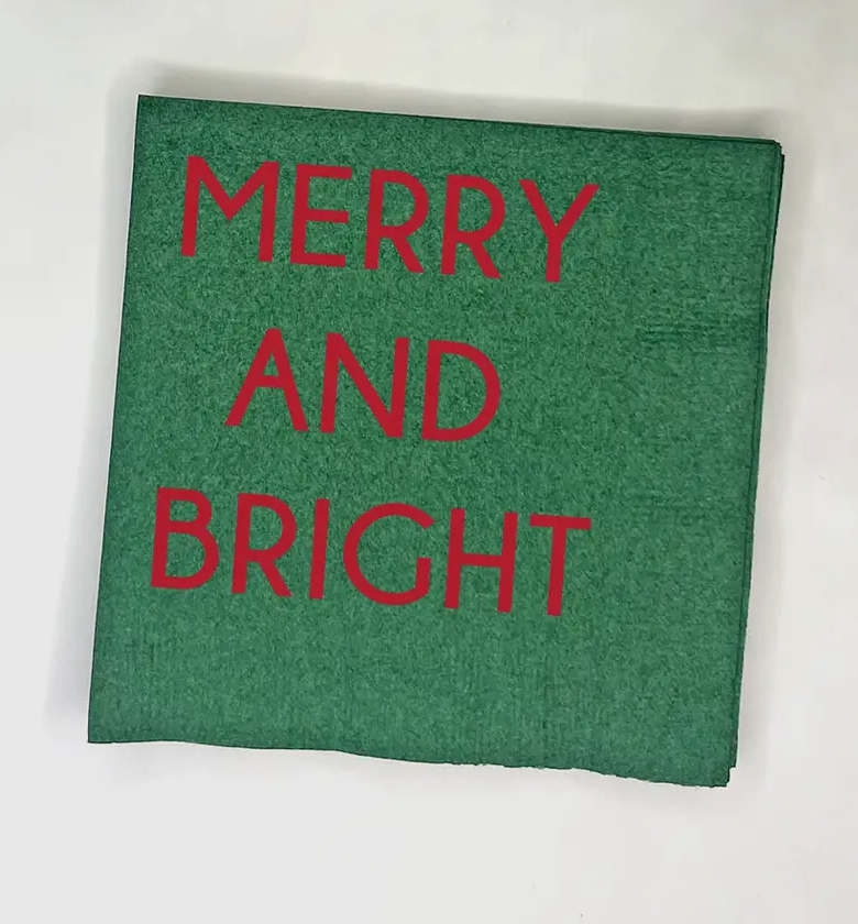 Merry and Bright Napkins