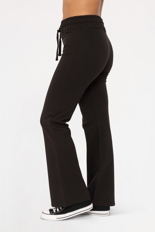 Drawstring Flared Pants ONLINE ONLY