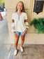 Color Block Oversized Casual Knit Top