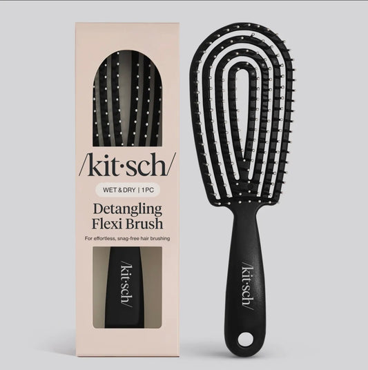 Kitsch Detangling Flexi Brush - Black
