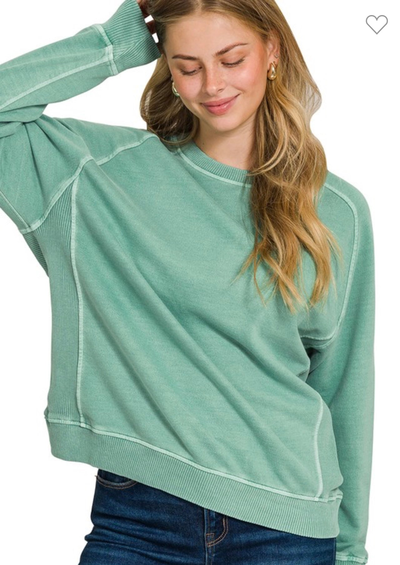French Terry Pigment Pullover
