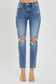 ONLINE ONLY Risen Full Size High Rise Knee Distressed Skinny Jeans