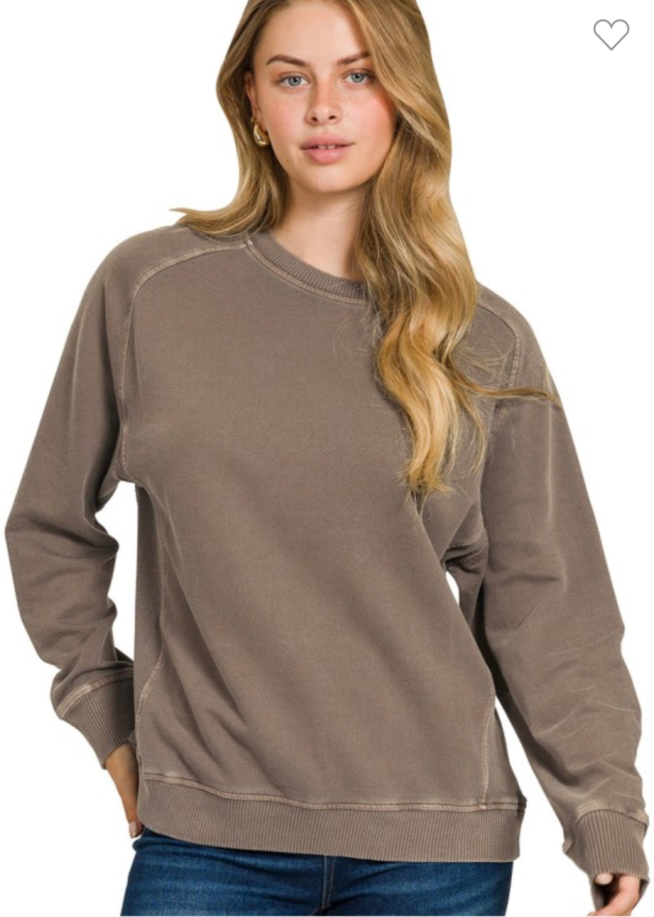 French Terry Pigment Pullover