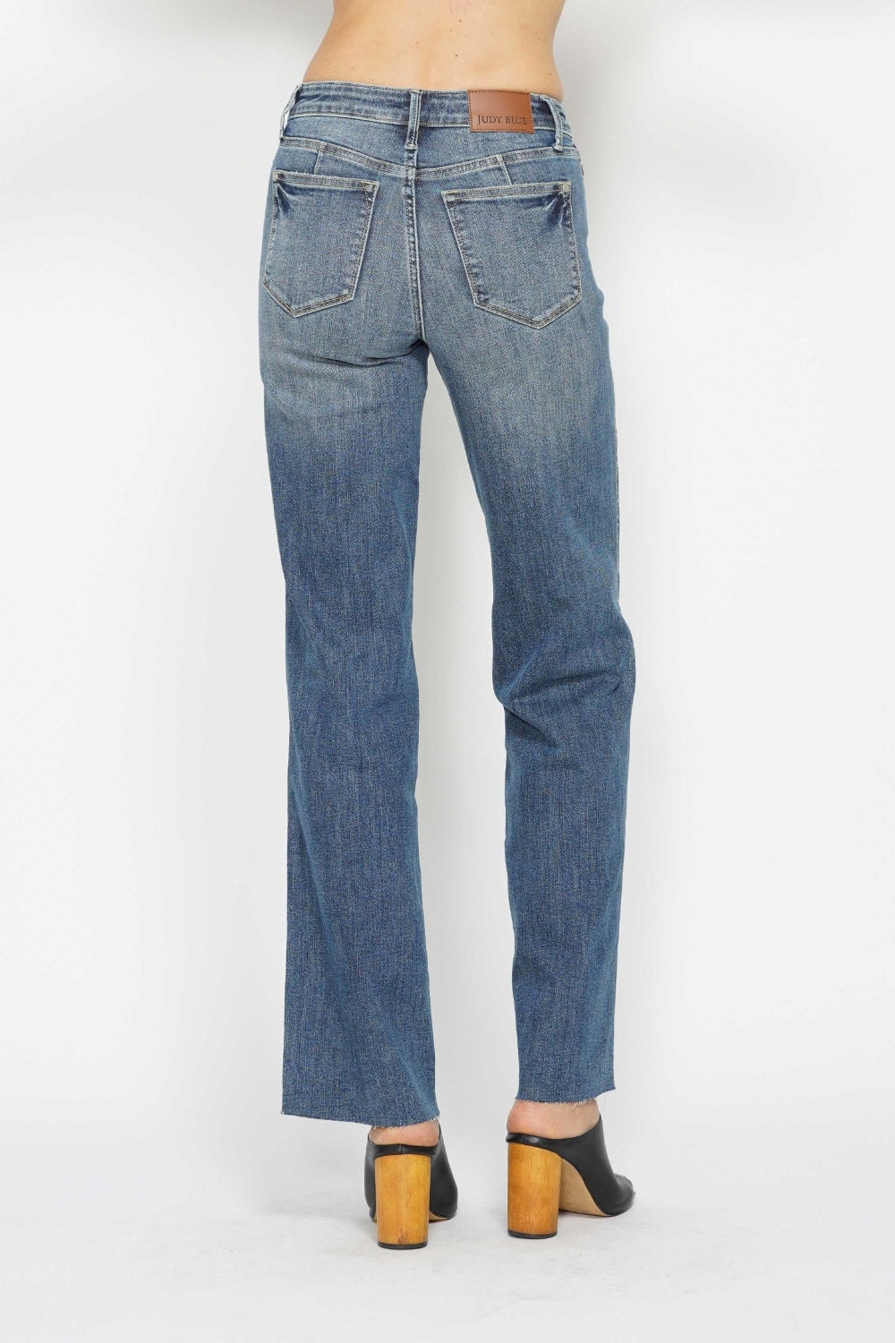 ONLINE ONLY Judy Blue Full Size Tummy Control Straight Jeans