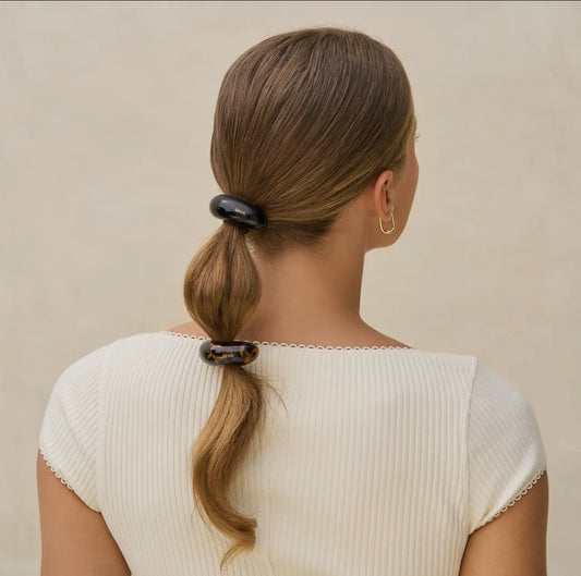 Kitsch Black & Tort Cloud Cuffs - Medium