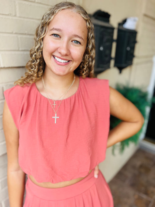 Sleeveless Balloon Top