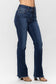 ONLINE ONLY Judy Blue Full Size Frayed Hem Bootcut Jeans