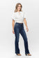 ONLINE ONLY Judy Blue Full Size Frayed Hem Bootcut Jeans