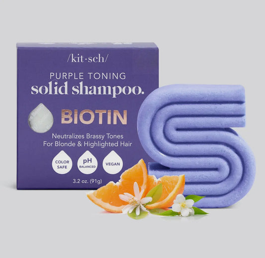 Kitsch Purple Toning Solid Shampoo Bar