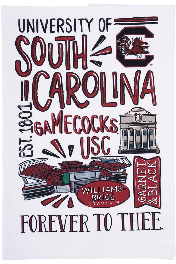 Gamecocks Tea Towel