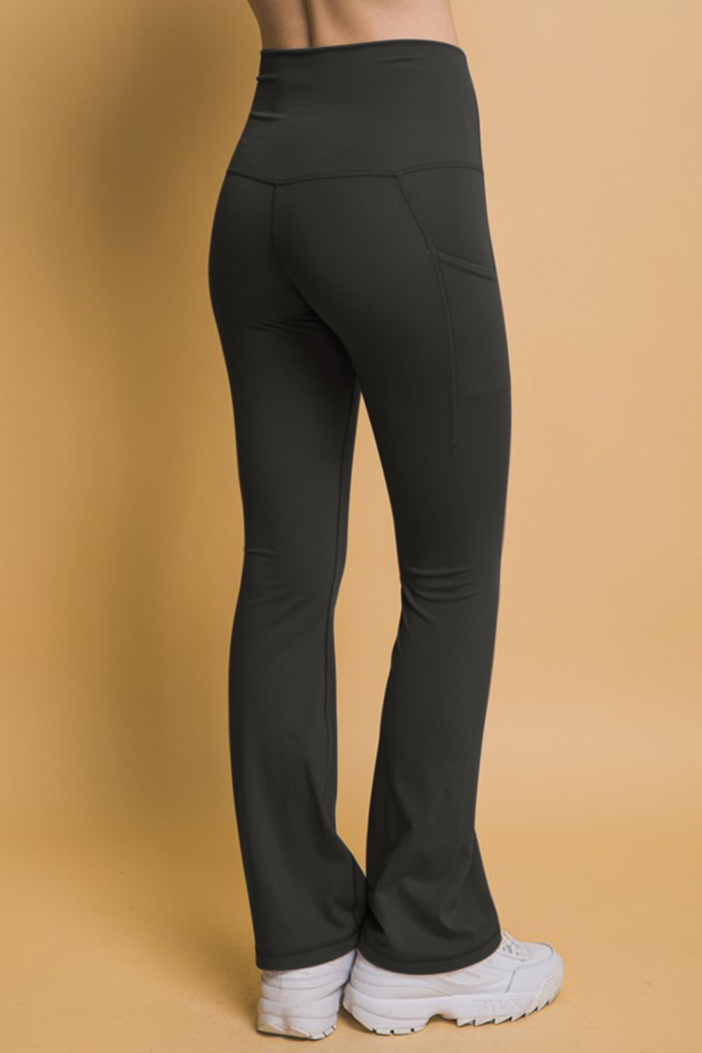 High Waist Flare Active Leggings with Side Pockets ONLINE ONLY