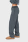 Elastic Waist Fleece Pants with Pockets ONLINE ONLY