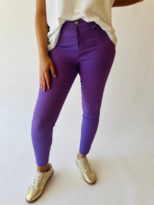 YMI Hyperstretch Skinny Jean - Hydrangea