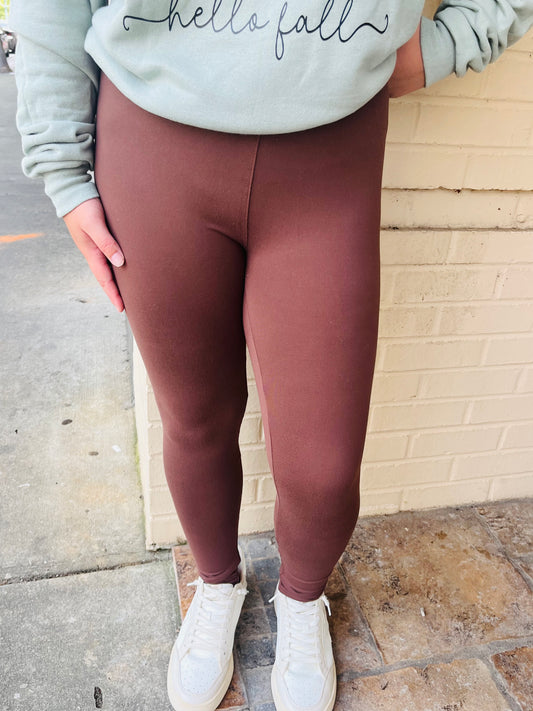 Microsoft Butter Legging - Brown
