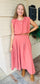 Pleated Midi Skirt