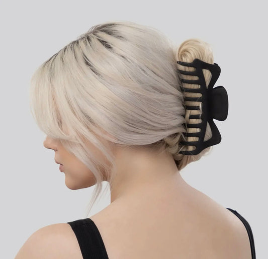 Kitsch Jumbo Classic Claw Clips 2pc - Black & Tort