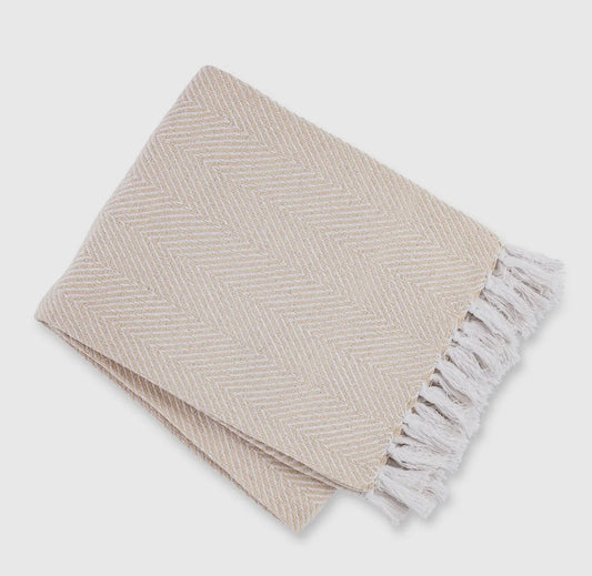 Park Hill Cotton Jacquard Woven Throw