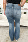 ONLINE ONLY Full Size High Waist Tummy Control Flare Jeans