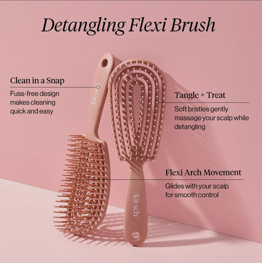 Kitsch Detangling Flexi Brush - Terracotta