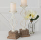 Pillar Candle Holder Set Of 2