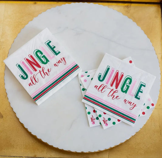 Jingle All The Way Cocktail Napkins