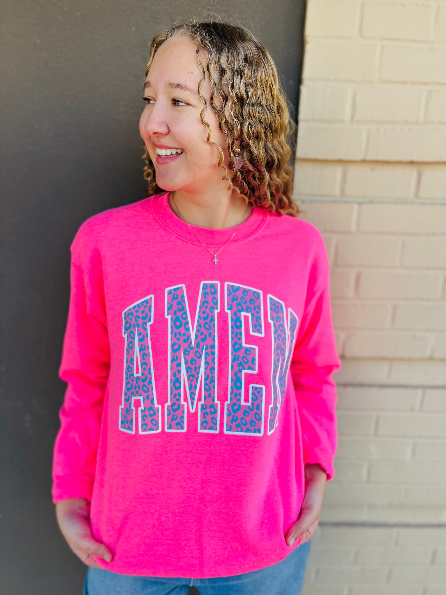 Amen Sweatshirt - Pink