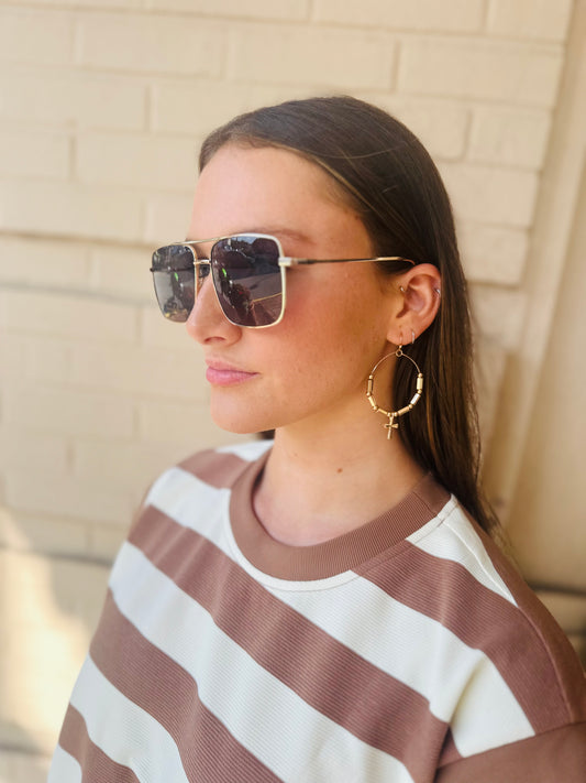 Katie Loxton Marseille sunglasses - Gold