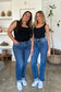 ONLINE ONLY Full Size High Waist Front Seam Detail Straight Jeans