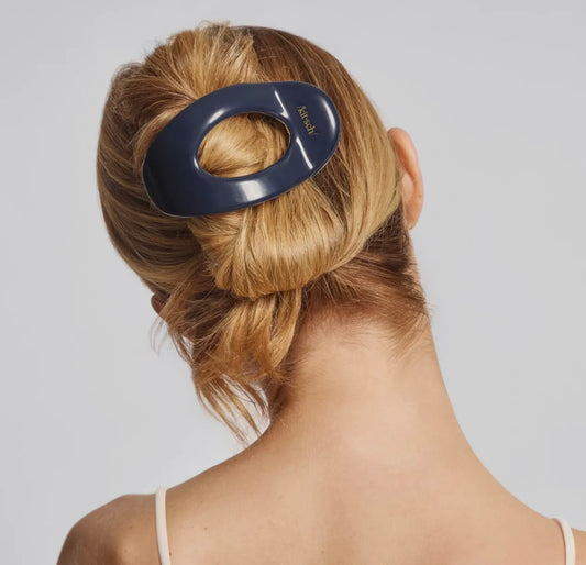 Kitsch Recycled Large Flat Cloud Clip - Blue Orchid