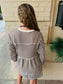 Oversized Striped Casual Knit Dress