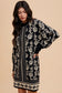 Floral Jacquard Round Neck Sweater Dress ONLINE ONLY