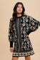 Floral Jacquard Round Neck Sweater Dress ONLINE ONLY