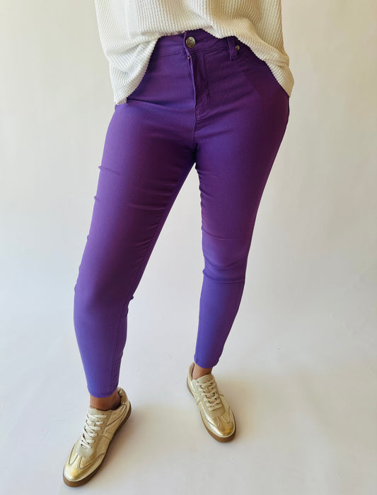 YMI Hyperstretch Skinny Jean - Hydrangea