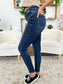 ONLINE ONLY Judy Blue Full Size Classic Handsand Skinny Jeans