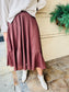 Flounce Midi Skirt - Mocha